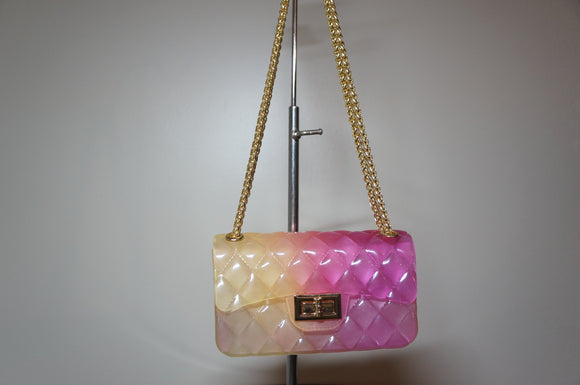 mini jelly purse and hand bag
